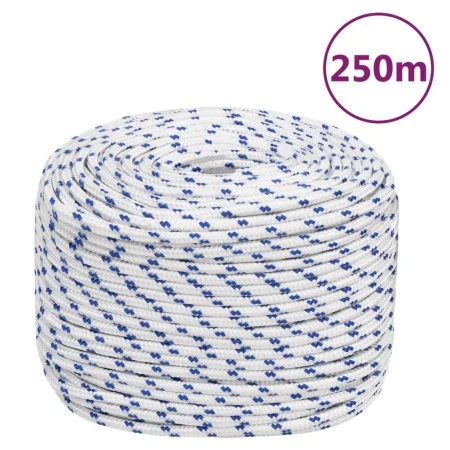 White polypropylene boat rope 8 mm 250 m by vidaXL, Ropes and metal cords - Ref: Foro24-152292, Price: 58,69 €, Discount: %