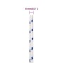 Weißes Polypropylen-Bootsseil 8 mm 250 m von vidaXL, Seile und Metallschnüre - Ref: Foro24-152292, Preis: 54,23 €, Rabatt: %