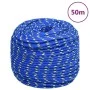 Blaues Polypropylen-Bootsseil 8 mm 50 m von vidaXL, Seile und Metallschnüre - Ref: Foro24-152449, Preis: 18,21 €, Rabatt: %
