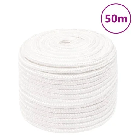 Intense white polypropylene boat rope 14 mm 50 m by vidaXL, Ropes and metal cords - Ref: Foro24-152569, Price: 36,31 €, Disco...