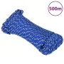 Cuerda de barco polipropileno azul 5 mm 500 m de vidaXL, Sogas y cuerdas metálicas - Ref: Foro24-152442, Precio: 47,00 €, Des...