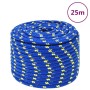 Cuerda de barco polipropileno azul 12 mm 25 m de vidaXL, Sogas y cuerdas metálicas - Ref: Foro24-152458, Precio: 18,63 €, Des...