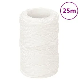 Polypropylen-Bootstau hellweiß 2 mm 25 m von vidaXL, Seile und Metallschnüre - Ref: Foro24-152529, Preis: 10,81 €, Rabatt: %