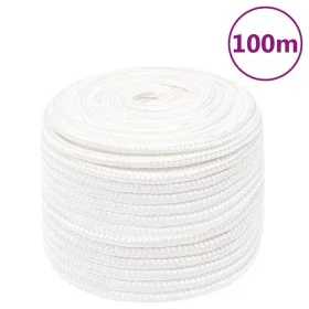 Intensives weißes Polypropylen-Bootsseil 14 mm 100 m von vidaXL, Seile und Metallschnüre - Ref: Foro24-152570, Preis: 68,45 €...