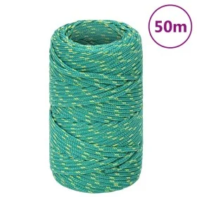 Green polypropylene boat rope 2 mm 50 m by vidaXL, Ropes and metal cords - Ref: Foro24-152689, Price: 9,83 €, Discount: %