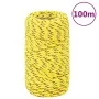 Yellow polypropylene boat rope 2 mm 100 m by vidaXL, Ropes and metal cords - Ref: Foro24-152584, Price: 12,02 €, Discount: %