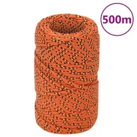 Orange 2 mm 500 m polypropylene boat rope by vidaXL, Ropes and metal cords - Ref: Foro24-152639, Price: 21,88 €, Discount: %