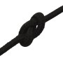 Schwarzes Polyester-Arbeitsseil 5 mm 100 m von vidaXL, Seile und Metallschnüre - Ref: Foro24-152809, Preis: 20,38 €, Rabatt: %