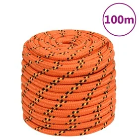 Orange polypropylene boat rope 18 mm 100 m by vidaXL, Ropes and metal cords - Ref: Foro24-152684, Price: 103,46 €, Discount: %