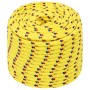 Yellow 14 mm 250 m polypropylene boat rope by vidaXL, Ropes and metal cords - Ref: Foro24-152624, Price: 162,53 €, Discount: %