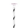 White polyester braided boat rope 3 mmx100 m by vidaXL, Ropes and metal cords - Ref: Foro24-152748, Price: 13,64 €, Discount: %