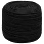 Black polyester work rope 10 mm 50 m by vidaXL, Ropes and metal cords - Ref: Foro24-152823, Price: 31,06 €, Discount: %