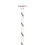 Cuerda para barco trenzada poliéster blanco 8 mmx25 m de vidaXL, Sogas y cuerdas metálicas - Ref: Foro24-152766, Precio: 12,2...