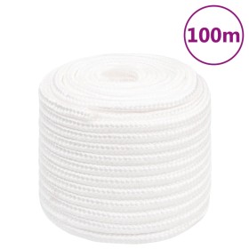 Intensives weißes Polypropylen-Bootsseil 18 mm 100 m von vidaXL, Seile und Metallschnüre - Ref: Foro24-152578, Preis: 91,10 €...