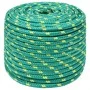 Green polypropylene boat rope 12 mm 250 m by vidaXL, Ropes and metal cords - Ref: Foro24-152726, Price: 122,55 €, Discount: %