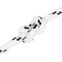 Braided white polyester boat rope 12 mm x 100 m by vidaXL, Ropes and metal cords - Ref: Foro24-152777, Price: 59,11 €, Discou...