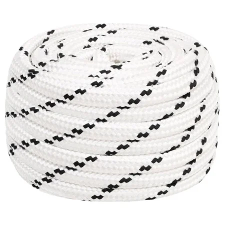 White polyester braided boat rope 16 mmx50 m by vidaXL, Ropes and metal cords - Ref: Foro24-152784, Price: 57,89 €, Discount: %