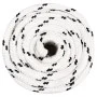 White polyester braided boat rope 16 mmx50 m by vidaXL, Ropes and metal cords - Ref: Foro24-152784, Price: 57,89 €, Discount: %