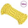 Cuerda de barco polipropileno amarillo 5 mm 50 m de vidaXL, Sogas y cuerdas metálicas - Ref: Foro24-152598, Precio: 10,41 €