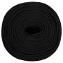 Schwarzes Polyester-Arbeitsseil 6 mm 100 m von vidaXL, Seile und Metallschnüre - Ref: Foro24-152814, Preis: 27,09 €, Rabatt: %
