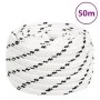 White polyester work rope 18 mm 50 m by vidaXL, Ropes and metal cords - Ref: Foro24-152787, Price: 59,44 €, Discount: %
