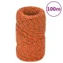 Orangefarbenes Polypropylen-Bootsseil 2 mm 100 m von vidaXL, Seile und Metallschnüre - Ref: Foro24-152637, Preis: 11,80 €, Ra...