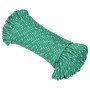 Green polypropylene boat rope 5 mm 500 m by vidaXL, Ropes and metal cords - Ref: Foro24-152707, Price: 51,46 €, Discount: %