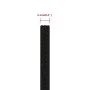 Schwarzes Polyester-Arbeitsseil 5 mm 25 m von vidaXL, Seile und Metallschnüre - Ref: Foro24-152807, Preis: 10,39 €, Rabatt: %