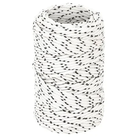 Weißes geflochtenes Bootsseil aus Polyester, 2 mm x 25 m von vidaXL, Seile und Metallschnüre - Ref: Foro24-152741, Preis: 8,1...