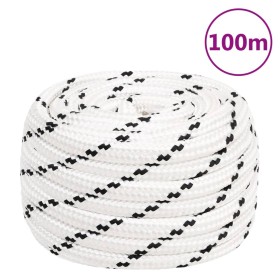 Weißes Polyester-Arbeitsseil 16 mm 100 m von vidaXL, Seile und Metallschnüre - Ref: Foro24-152785, Preis: 105,79 €, Rabatt: %