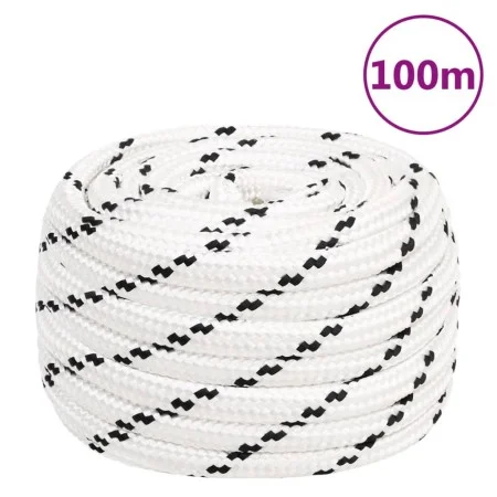 White polyester work rope 16 mm 100 m by vidaXL, Ropes and metal cords - Ref: Foro24-152785, Price: 104,08 €, Discount: %