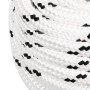 Weißes geflochtenes Bootsseil aus Polyester, 20 mm x 50 m von vidaXL, Seile und Metallschnüre - Ref: Foro24-152790, Preis: 92...