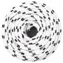 Braided white polyester boat rope 6 mm x 25 m by vidaXL, Ropes and metal cords - Ref: Foro24-152761, Price: 9,22 €, Discount: %