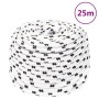 Polyester geflochtenes Bootstau weiß 6 mmx25 m von vidaXL, Seile und Metallschnüre - Ref: Foro24-152761, Preis: 9,34 €, Rabat...