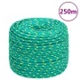 Cuerda de barco polipropileno verde 10 mm 250 m de vidaXL, Sogas y cuerdas metálicas - Ref: Foro24-152721, Precio: 83,96 €, D...