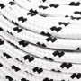 Braided white polyester boat rope 8 mm x 100 m by vidaXL, Ropes and metal cords - Ref: Foro24-152768, Price: 30,56 €, Discoun...