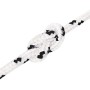 Braided white polyester boat rope 8 mm x 100 m by vidaXL, Ropes and metal cords - Ref: Foro24-152768, Price: 30,56 €, Discoun...