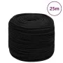 Black polyester work rope 8 mm 25 m by vidaXL, Ropes and metal cords - Ref: Foro24-152817, Price: 15,71 €, Discount: %