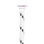 Weißes geflochtenes Polyester-Bootstauwerk 14 mmx250 m von vidaXL, Seile und Metallschnüre - Ref: Foro24-152782, Preis: 177,0...