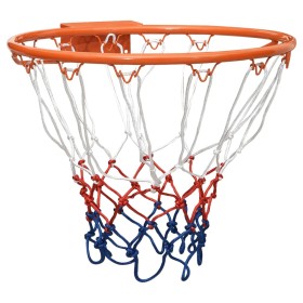 Aro de baloncesto acero naranja 39 cm