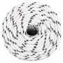 Weißes geflochtenes Polyester-Bootstauwerk 12 mmx25 m von vidaXL, Seile und Metallschnüre - Ref: Foro24-152775, Preis: 22,72 ...