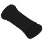 Black polyester work rope 5 mm 500 m by vidaXL, Ropes and metal cords - Ref: Foro24-152811, Price: 67,45 €, Discount: %