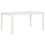 Mesa de jardín PP blanco 150x90x72 cm en Mesas de jardín | Comprar online en Foro24