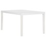 Mesa de jardín PP blanco 150x90x72 cm