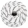 White polyester braided boat rope 14 mmx25 m by vidaXL, Ropes and metal cords - Ref: Foro24-152779, Price: 29,16 €, Discount: %