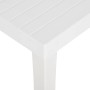 Mesa de jardín PP blanco 150x90x72 cm