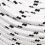 White polyester braided boat rope 14 mmx25 m by vidaXL, Ropes and metal cords - Ref: Foro24-152779, Price: 27,07 €, Discount: %