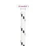 White polyester braided boat rope 14 mmx25 m by vidaXL, Ropes and metal cords - Ref: Foro24-152779, Price: 27,07 €, Discount: %