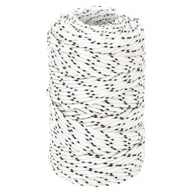 White polyester braided boat rope 2 mmx250 m by vidaXL, Ropes and metal cords - Ref: Foro24-152744, Price: 19,07 €, Discount: %