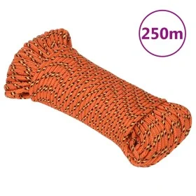 Orange polypropylene boat rope 4 mm 250 m by vidaXL, Ropes and metal cords - Ref: Foro24-152648, Price: 23,68 €, Discount: %